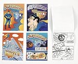Superhero Coloring And Activity Books - 36 pc set