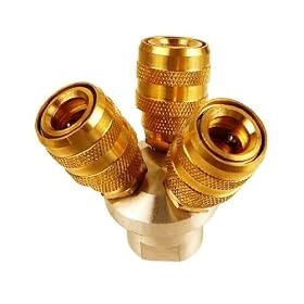 Buy 3 Way Air Manifold - Brass Quick-Connect by IIT now!