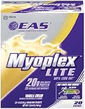 EAS Myoplex Lite Nutrition Shake, Vanilla Cream, 1.9 oz. packets, Pack of 20