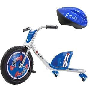 Razor Rip-Rider 360 Drifting Ride-On with V10 Youth Helmet Blue (Recommended Fit Ages... by 