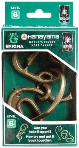 Hanayama Enigma Puzzle - Includes 5 Bonus Dice!