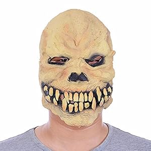 Latex Beige Full Face Terrorist Mask N-010