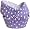 image Wilton Purple Dots Baking Cups, 75 Count