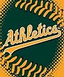 Oakland Athetics 60"x80" Raschel Blanket