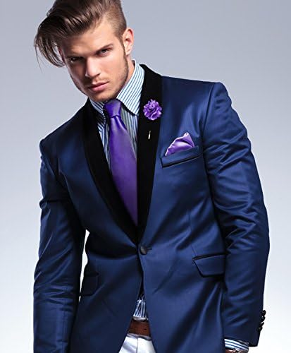 Men's Microfiber Yellowish Gold Matching Necktie Tie, Hanky and Lapel Pin Box Set