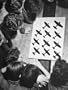 Boys Watching as Their Aircraft Models Sit Out to Dry Photographic Poster Print by Charles E. Steinheimer, 18x24