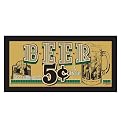 Trademark Global Beer 5 Cents by Ayr*Line - 24x10x1.5