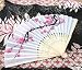 Cherry Blossom Silk Fans - Baby Shower Gifts & Wedding Favors