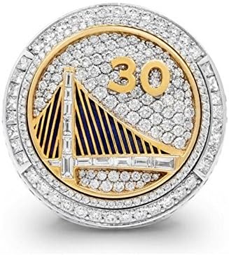 2015 Golden State Warriors Round Type Basketball Replica Championship Ring Size 6 7 8 9 10 11 12 13 14 (8)