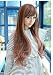 2013 Two Tones Long Stunning Fashion Pink Brown Mixed Highlights Cosplay Heat Resistant Kanekalon Wi
