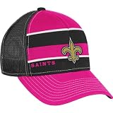 Reebok New Orleans Saints Women's Breast Cancer Awareness Trucker Hat Adjustable