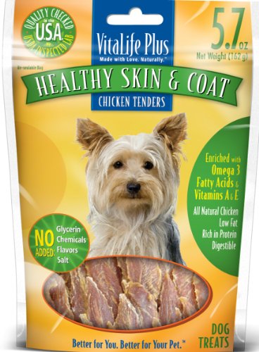 VitaLife Plus Chicken Tenders Healthy Skin & Coat 5.7oz - Dog Treats