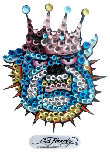Ed Hardy Mini Decal King Dog