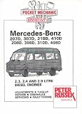 Mercedes-Benz 208d and All Variants, 2.3, 2.4 and 2.9 Litre Engines