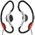 Sony Mdr-As20J Active Style Headphones with Soft Loop Hangers (Black)