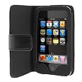 Premium Black Folio Wallet Leather Case for Apple Ipod Touch Itouch 8Gb 16GB ...