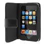 Premium Black Folio Wallet Leather Case for Apple Ipod Touch Itouch 8Gb 16GB 32Gb 2G 3G 2nd 3rd Generation