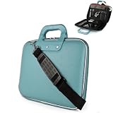 Blue Cady Cube Ultra Durable 10 inch Tactical Hard Messenger bag for your Lenovo Thinkpad Tablet 2 10.1 with Extra Features: Reinforced durable constructions, Extra dividers and mesh pockets for other Tablets, eReaders, pens, papers, and other school supplies, and Secure Velcro Straps