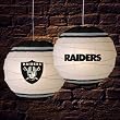 Oakland Raiders 18 Inch Rice Paper Lamp NFL Football Fan Shop Sports Team Merchandise