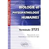 Biologie humaine et physiopathologie humaines, Terminale ST2S