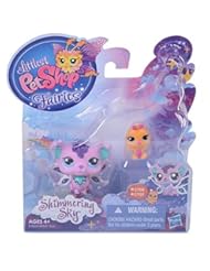 Toy: Littlest Pet Shop, Fairies, Shimmering Sky Figures, Sprinkle Fog Fairy and Humming Bird #2708 and 2709, 2-Pack by Hasbro - Hasbro