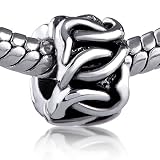 Pandora Charm style perle Lié Knot Spacer perle Chamilia Biagi Compatible