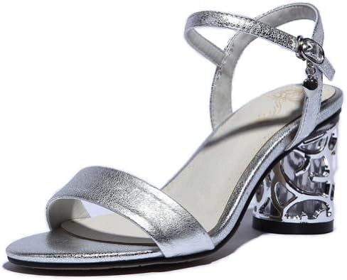 YiLianFang new 2014 Silver sheepskin blasting crack sandals
