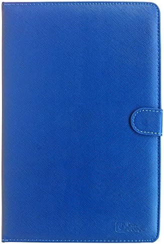 DURAGADGET Dark Blue Faux Leather Case Cover With Mini Stylus & Micro USB German Keyboard For Point Of View Tab / Chuwi V99 9.7" A31 Quad core IPS Retina Screen Android 4.1 16GB / Rock Jaw Celeritas 10.1-inch 8 core (Octa core) Tablet PC (ARM 1.6GHz, 2GB RAM, 32GB Memory, Android Jelly bean 4.1)