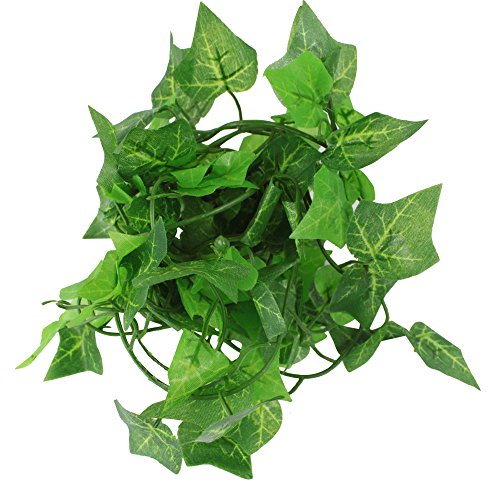 Leegoal(TM) Silk Artificial Ivy Garland Wedding Decoration (Green, 2 M)
