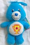 6 Plush Care Bear, Champ Bear, Clip on Doll Toy
