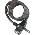 ABUS Fahrradschloss Booster 670/180ll + URB, schwarz, 180 cm