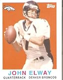 2008 Topps Turn Back the Clock #22 John Elway - Denver Broncos (Hall of Famer) (Football Cards) Mint Condition - In Protective Display Case!