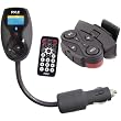 PYLE PLFMTR9BT FM TRANSMITTER WITH STEERING WHEEL REMOTE (BLUETOOTH COMPATIBLE)