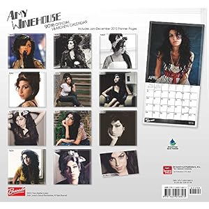 Amy Winehouse 2016 Square 12x12 Calendar