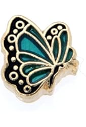 May Butterfly Enamel Birthmonth Charm for Floating Lockets