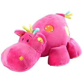 Pink Hippo Soft Toy *Cuddly Animal Toy for baby girls*