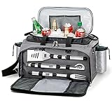 All-In-One Tailgate Cooler, Gas Grill and BBQ Tools