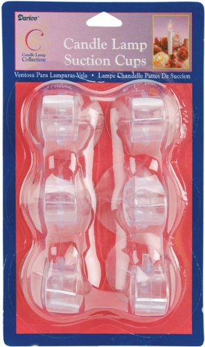 Candle Lamp Collection Suction Cups 6/Pkg: