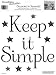 Keep It Simple Self Stick Roommates Quotables