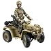 H.M. Armed Forces Infantryman And Desert Quad Bike