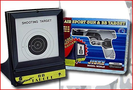 Airsoft BB Gun Retrieval Trap Silhouette Target