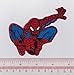 Spider-Man Embroidered Iron-On Patch (flying, shooting spider web)