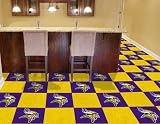 Fanmats Minnesota Vikings Team Carpet Tiles