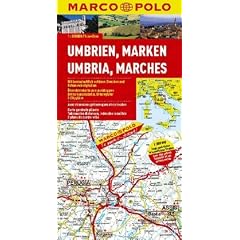 MARCO POLO Karte Umbrien, Marken 1:200.000