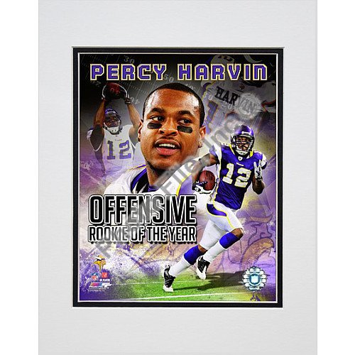Photo File Minnesota Vikings Percy Harvin Matted Photo
