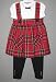 Good Lad Toddler Red Plaid Dress & Legging Set