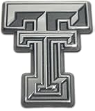 Texas Tech Red Raiders Premier "TT" Chrome Metal Auto Emblem