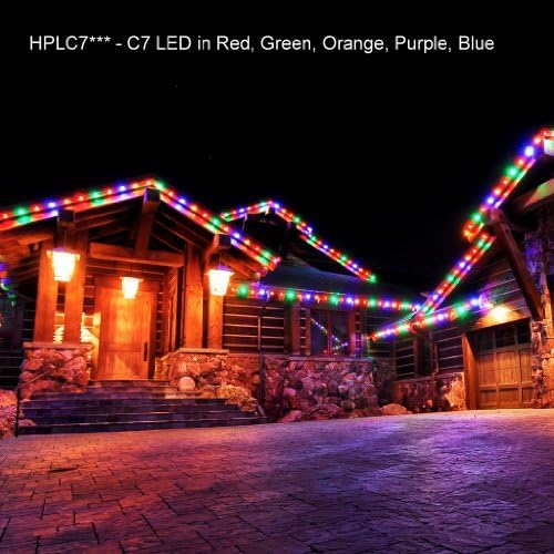 Red C7 "SUPER BRIGHT" LED Christmas Bulbs (10 pk)