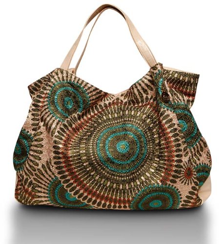 BIG BUDDHA Fiesta Tote,Green,one size