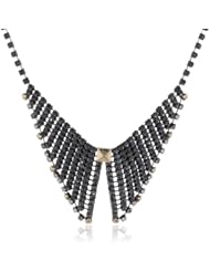 Steve Madden Crystal Necklace, 22"